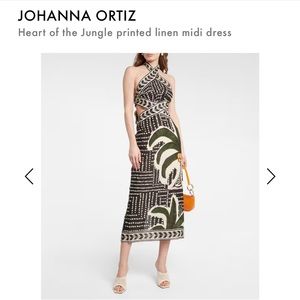 Johanna Ortiz - Heart Of The Jungle Printed Linen Midi Dress